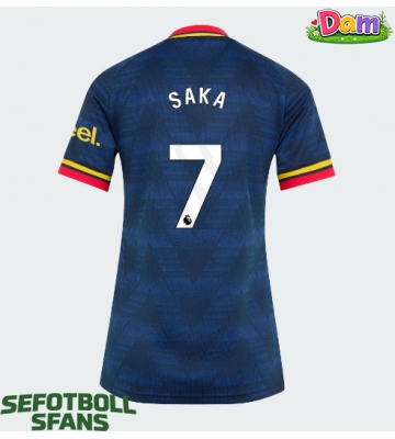 Arsenal Bukayo Saka #7 Bortatröja Kvinnor 2026-27 Kortärmad
